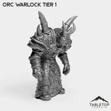 Tabletop Terrain Miniature Orc Warlock Tier 1