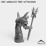 Tabletop Terrain Miniature Orc Warlock Tier 1