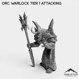Tabletop Terrain Miniature Orc Warlock Tier 1