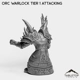 Tabletop Terrain Miniature Orc Warlock Tier 1