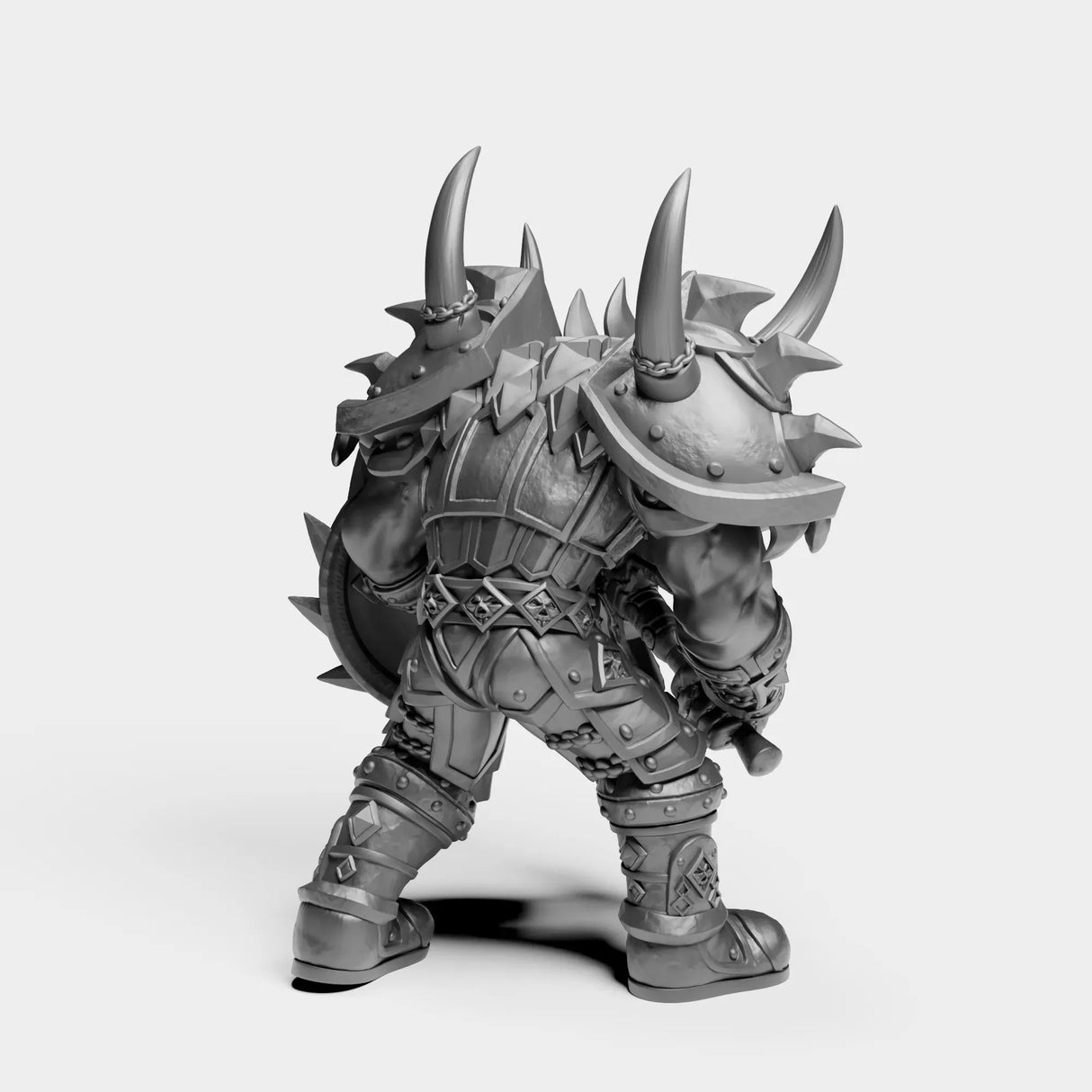 Tabletop Terrain Miniature Orc Warrior Tier 1