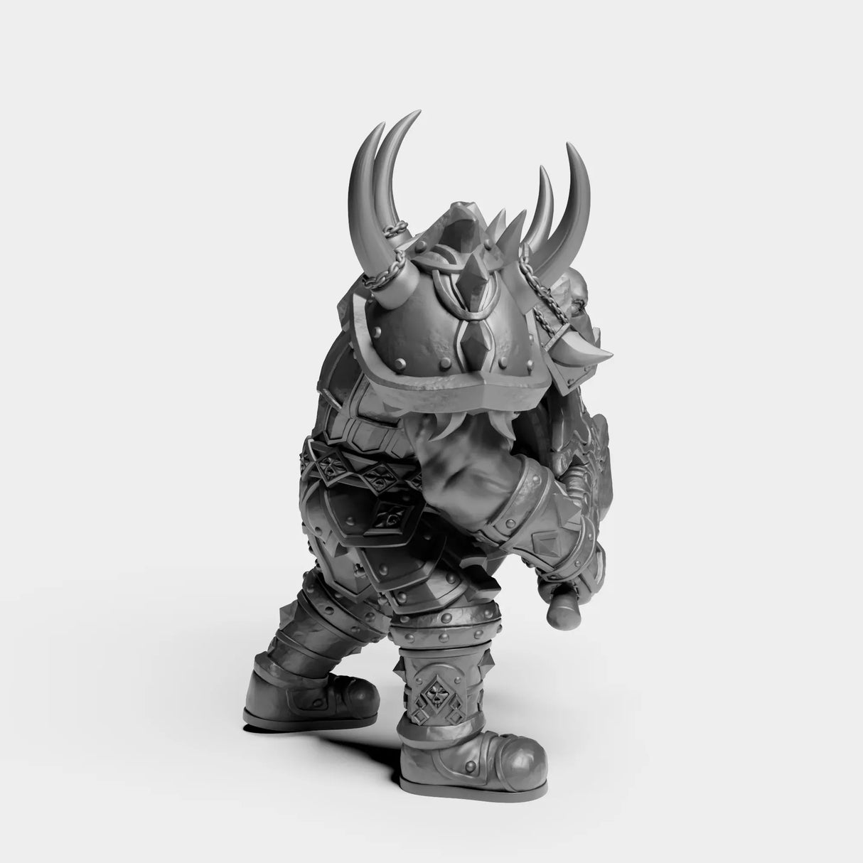 Tabletop Terrain Miniature Orc Warrior Tier 1