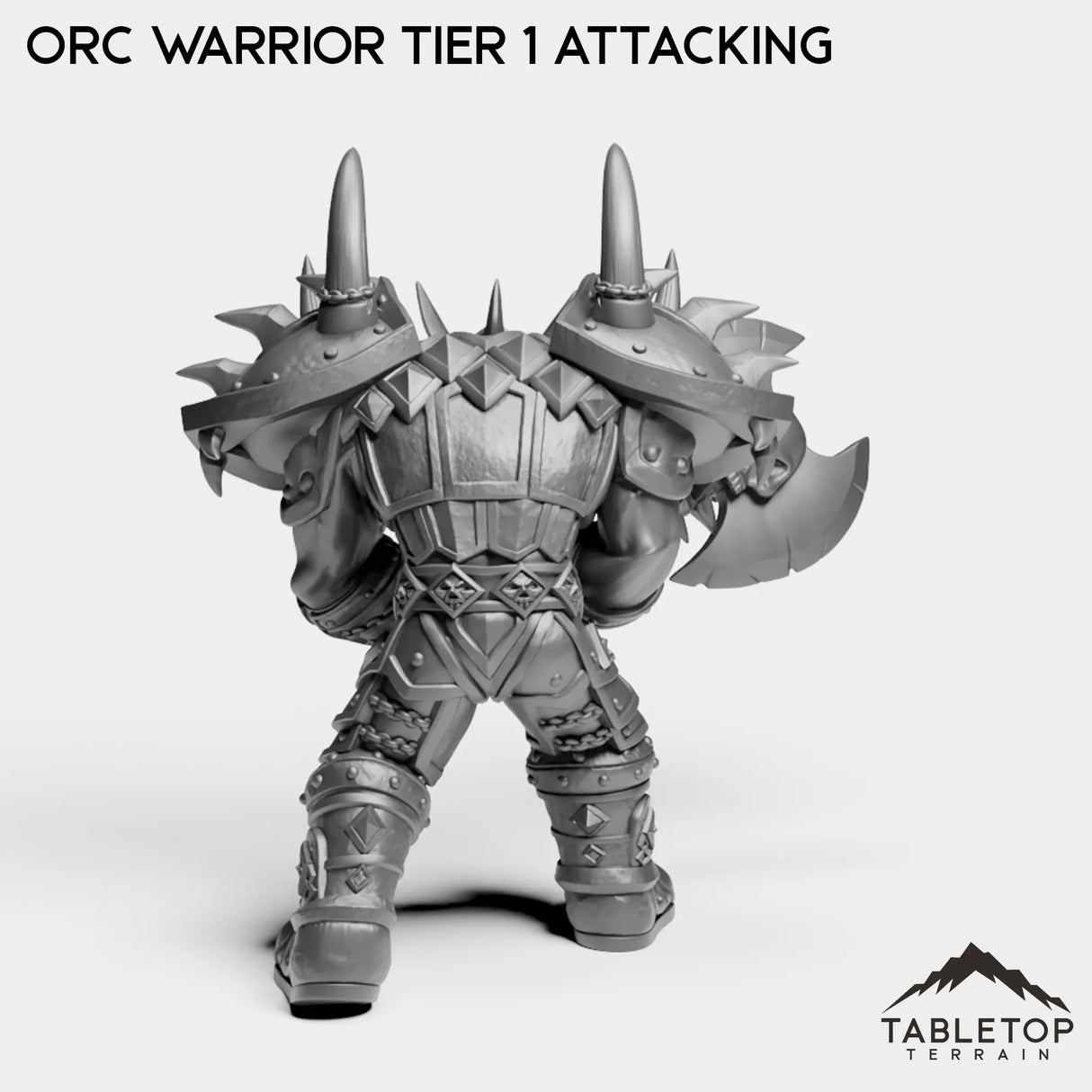 Tabletop Terrain Miniature Orc Warrior Tier 1