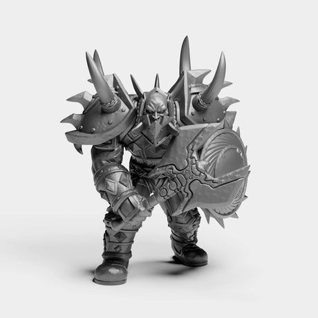 Tabletop Terrain Miniature Orc Warrior Tier 1 Tank Orc Warrior Tier 1