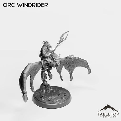 Tabletop Terrain Miniature Orc Windrider