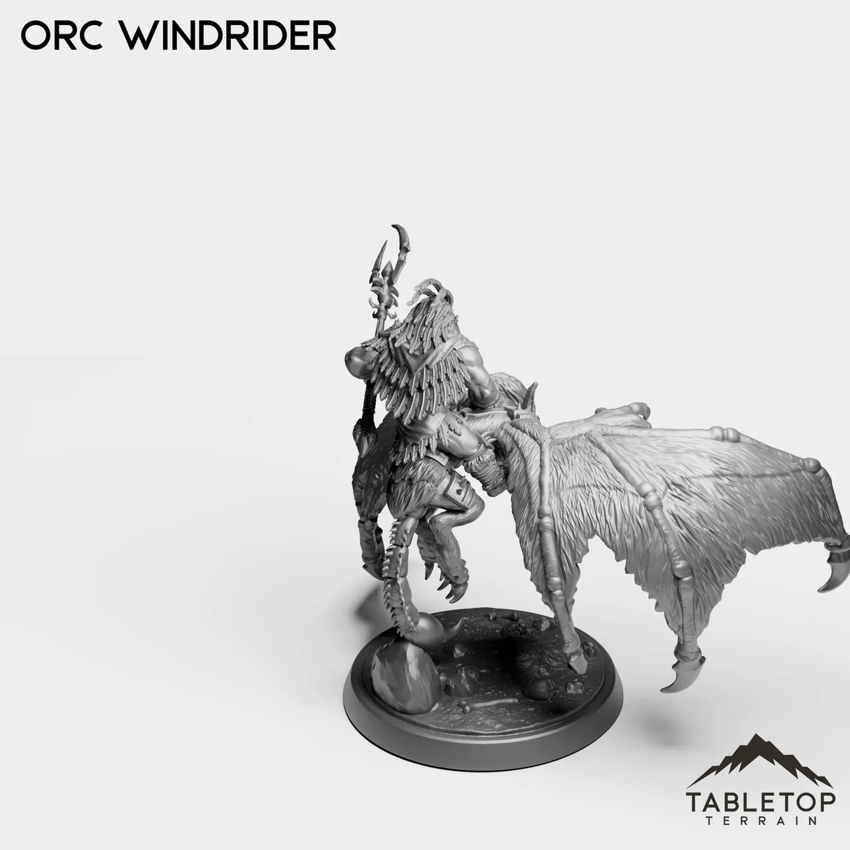 Tabletop Terrain Miniature Orc Windrider
