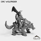 Tabletop Terrain Miniature Orc Wolfrider
