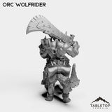 Tabletop Terrain Miniature Orc Wolfrider