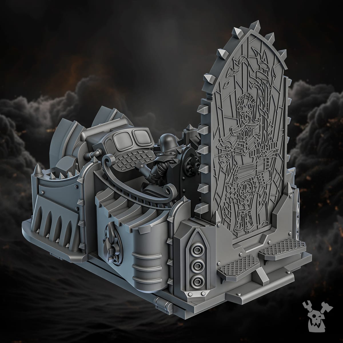 Tabletop Terrain Miniature Order of Repentance APC + all modifications