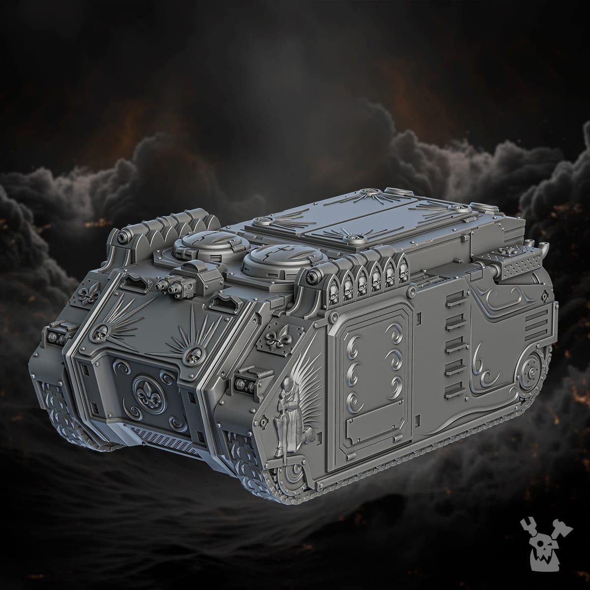 Tabletop Terrain Miniature Order of Repentance APC + all modifications
