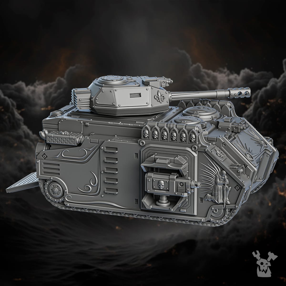 Tabletop Terrain Miniature Order of Repentance APC + all modifications