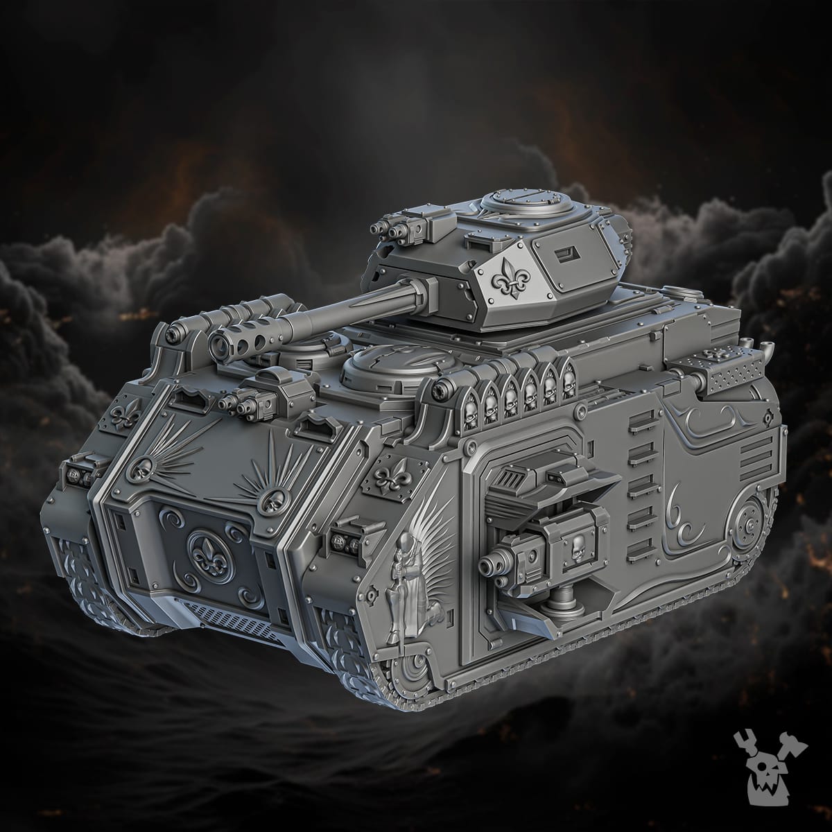 Tabletop Terrain Miniature Order of Repentance APC + all modifications
