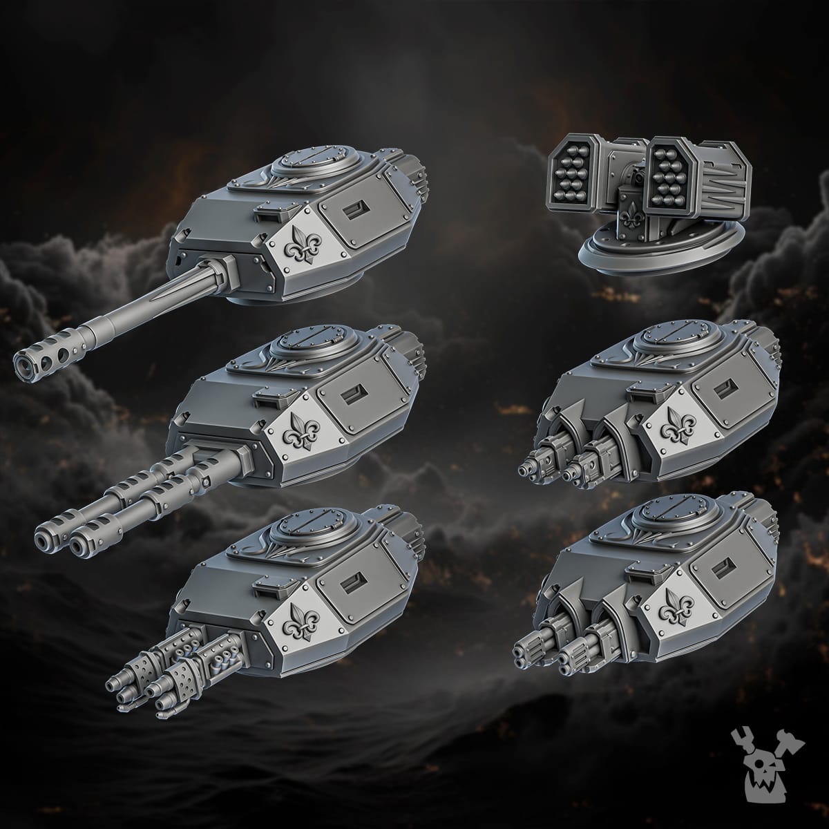 Tabletop Terrain Miniature Order of Repentance APC + all modifications