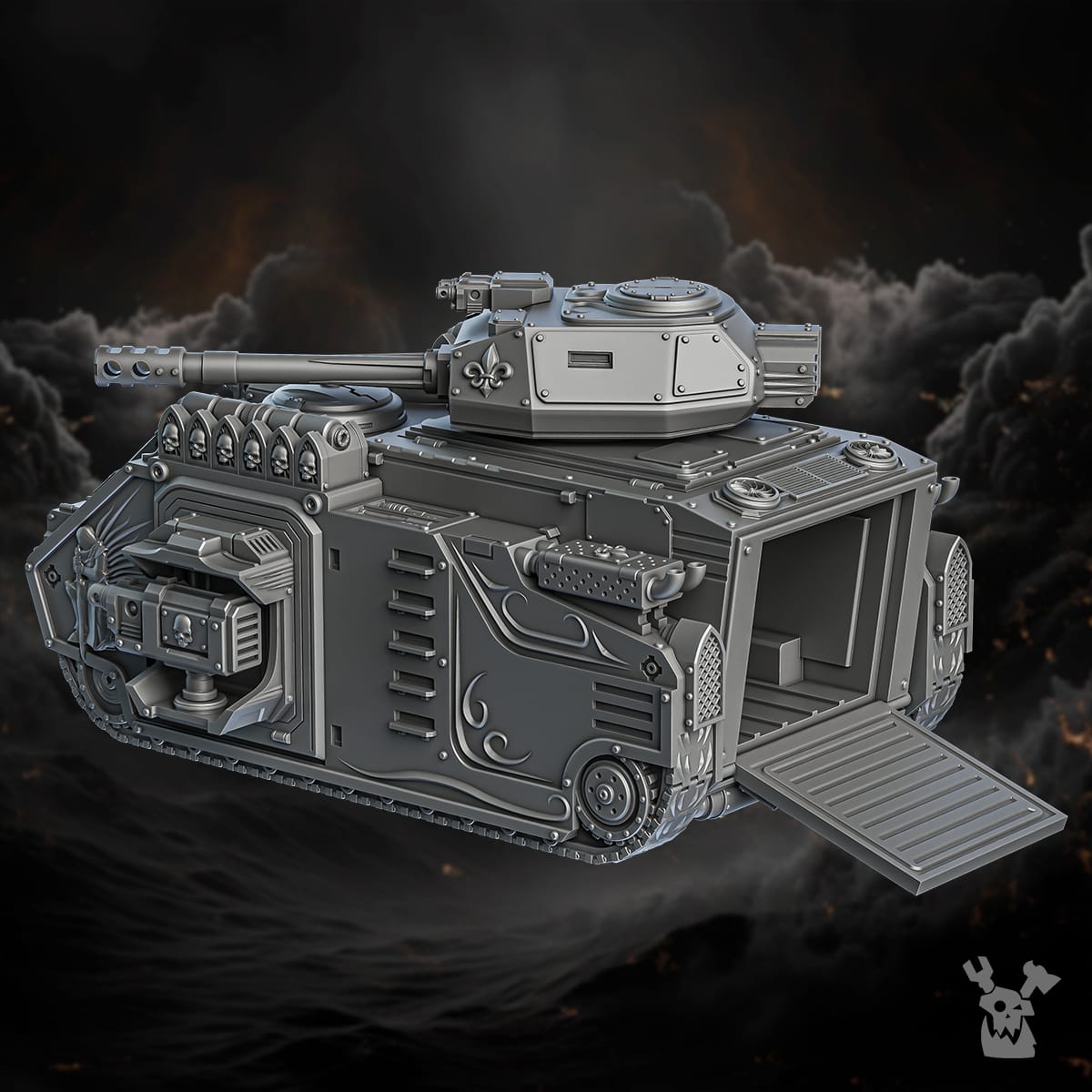 Tabletop Terrain Miniature Order of Repentance APC + all modifications