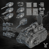 Tabletop Terrain Miniature Order of Repentance APC + all modifications