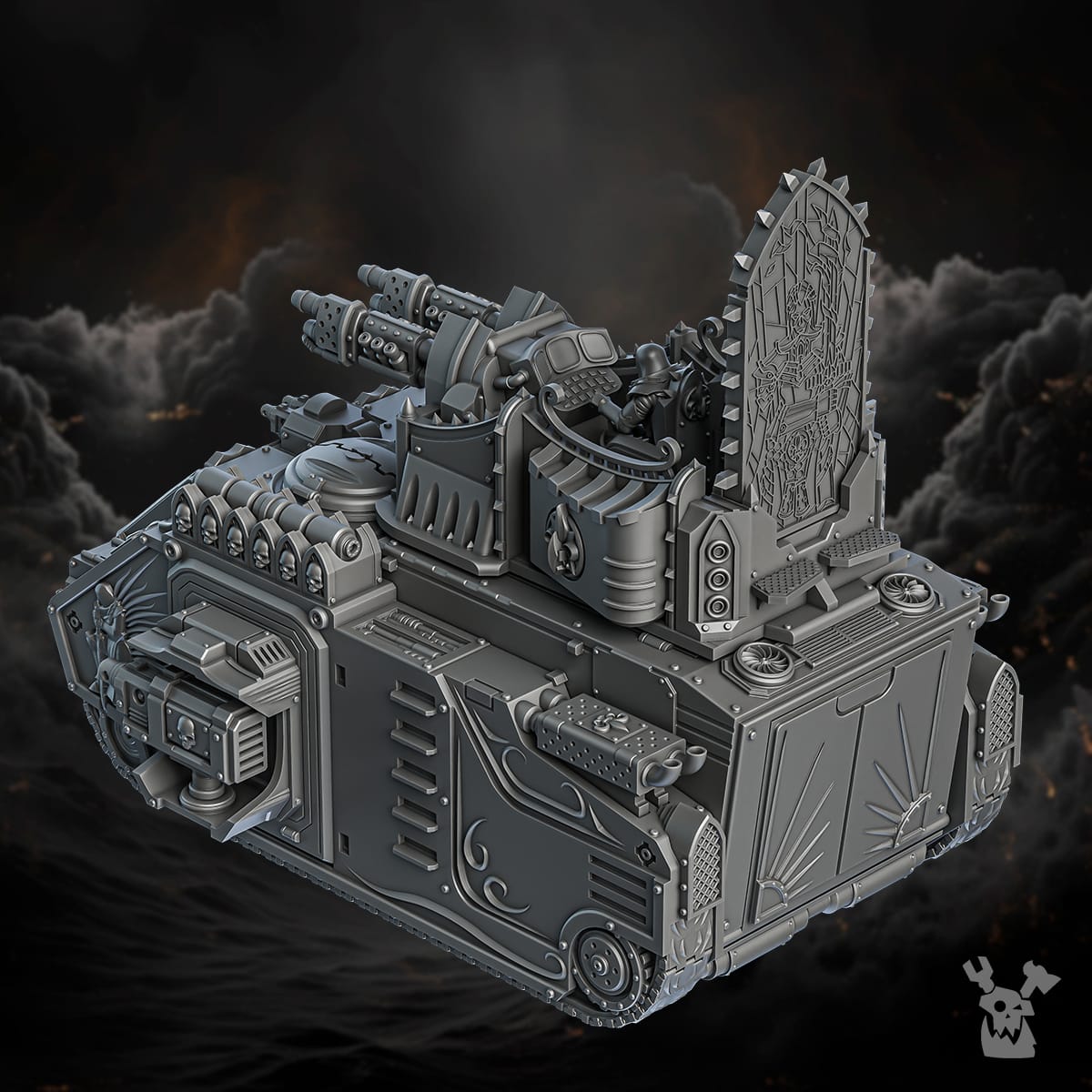 Tabletop Terrain Miniature Order of Repentance APC + all modifications