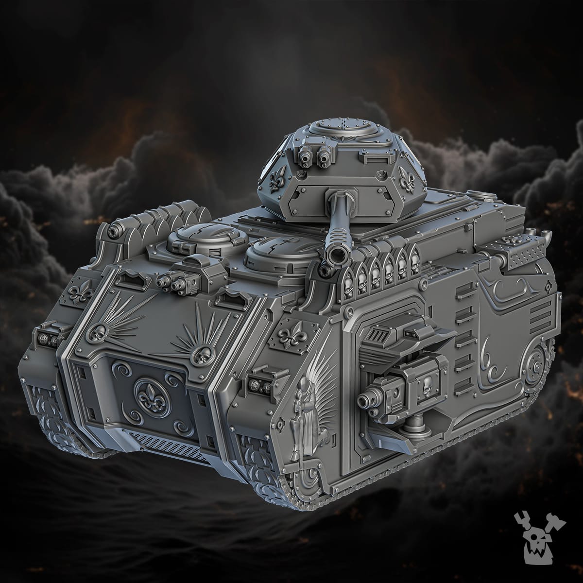 Tabletop Terrain Miniature Order of Repentance APC + all modifications