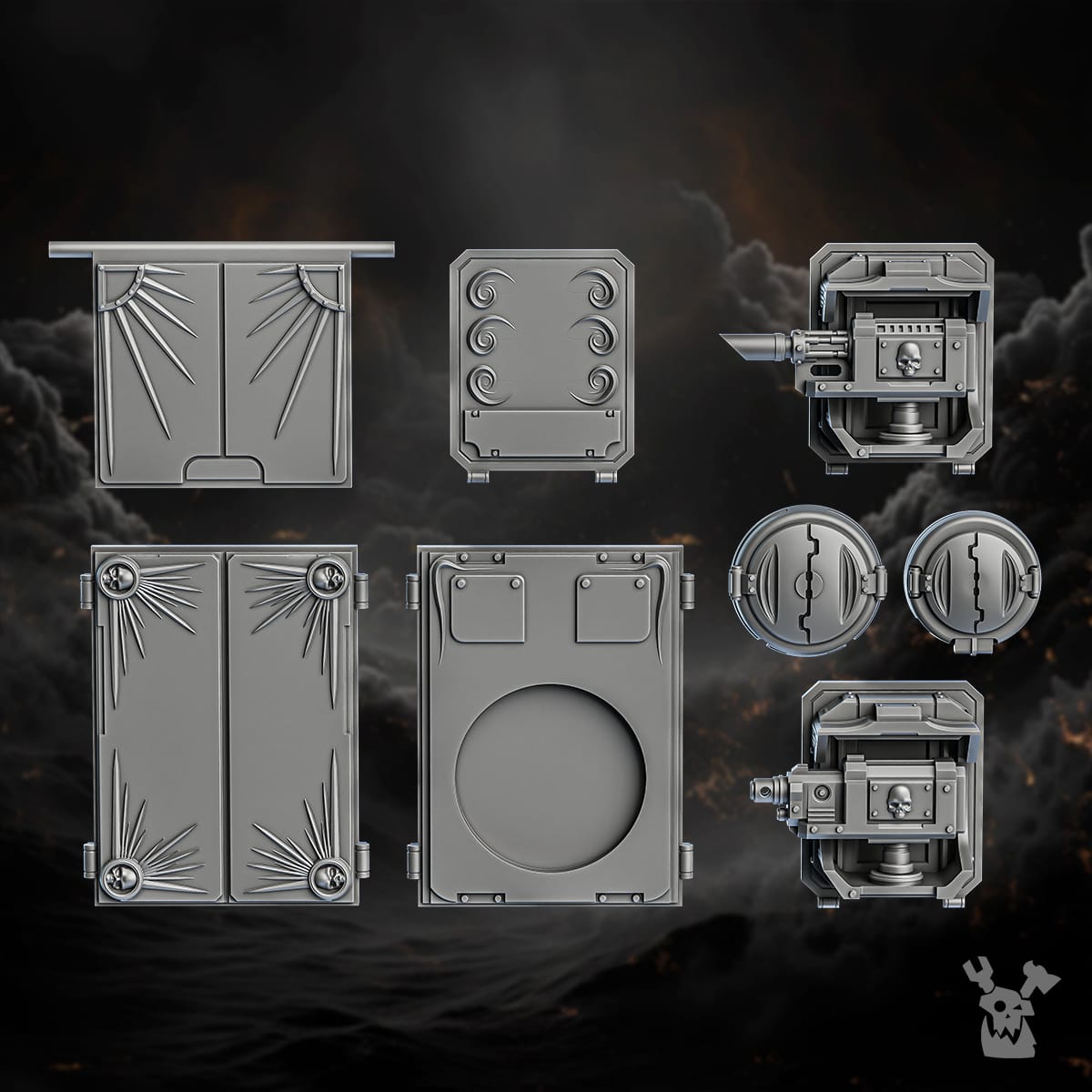 Tabletop Terrain Miniature Order of Repentance APC + all modifications
