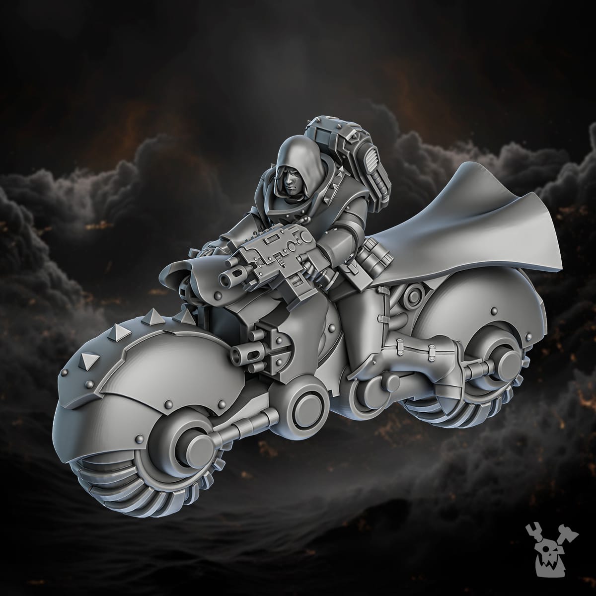Tabletop Terrain Miniature Order of Repentance Biker Sisters Squad