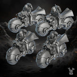 Tabletop Terrain Miniature Order of Repentance Biker Sisters Squad