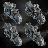 Tabletop Terrain Miniature Order of Repentance Biker Sisters Squad