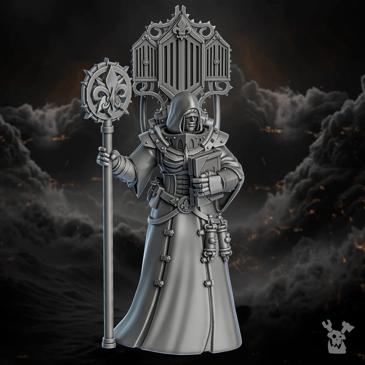 Tabletop Terrain Miniature Order of Repentance Herald