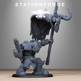 Tabletop Terrain Miniature Orkaz Bearer Boss