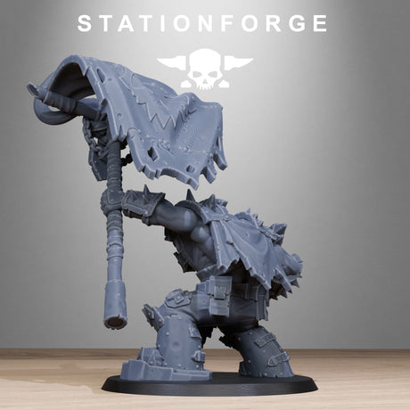 Tabletop Terrain Miniature Orkaz Bearer Boss