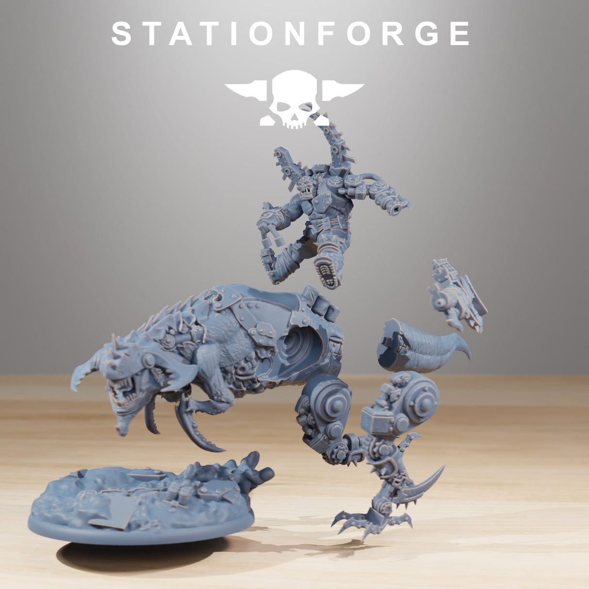 Tabletop Terrain Miniature Orkaz Beast Boss