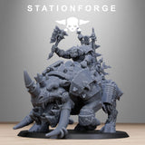 Tabletop Terrain Miniature Orkaz Beast-Rider Warlord