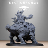 Tabletop Terrain Miniature Orkaz Beast-Rider Warlord