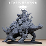 Tabletop Terrain Miniature Orkaz Beast-Rider Warlord