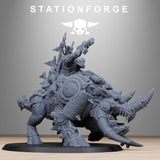 Tabletop Terrain Miniature Orkaz Beast-Rider Warlord