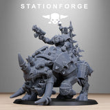 Tabletop Terrain Miniature Orkaz Beast-Rider Warlord