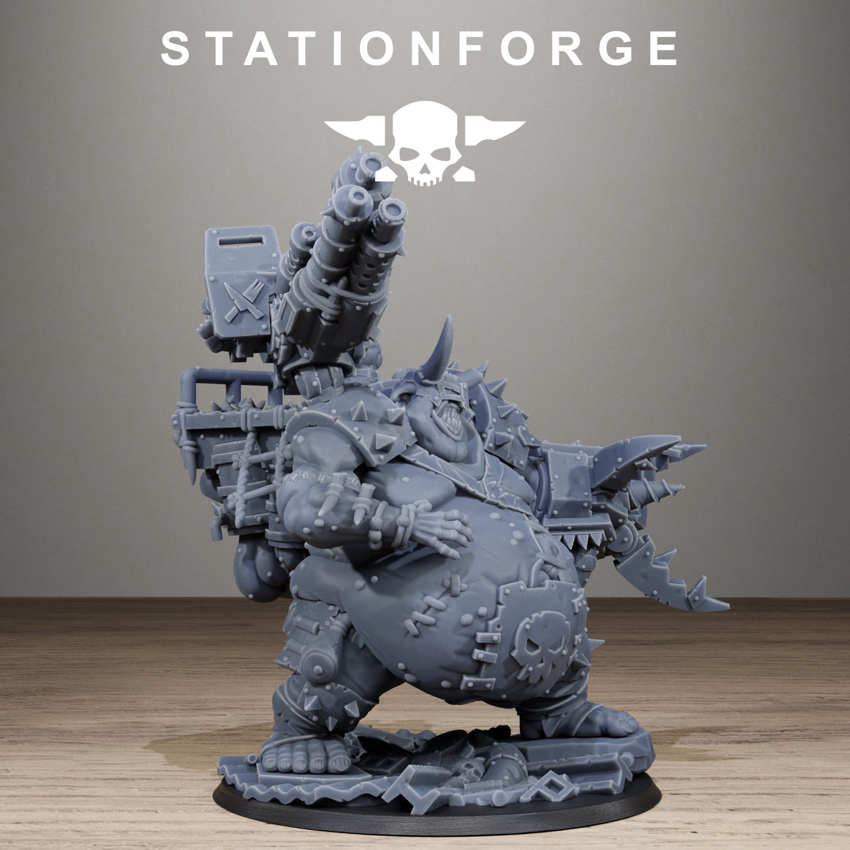 Tabletop Terrain Miniature Orkaz Belly Busta Boss