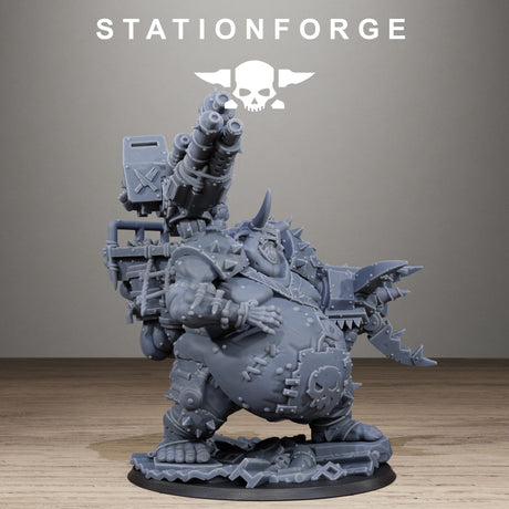 Tabletop Terrain Miniature Orkaz Belly Busta Boss