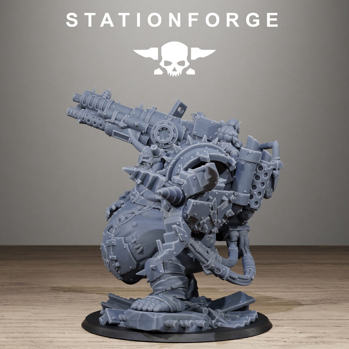 Tabletop Terrain Miniature Orkaz Belly Busta Boss