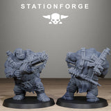 Tabletop Terrain Miniature Orkaz Belly Bustas Infantry