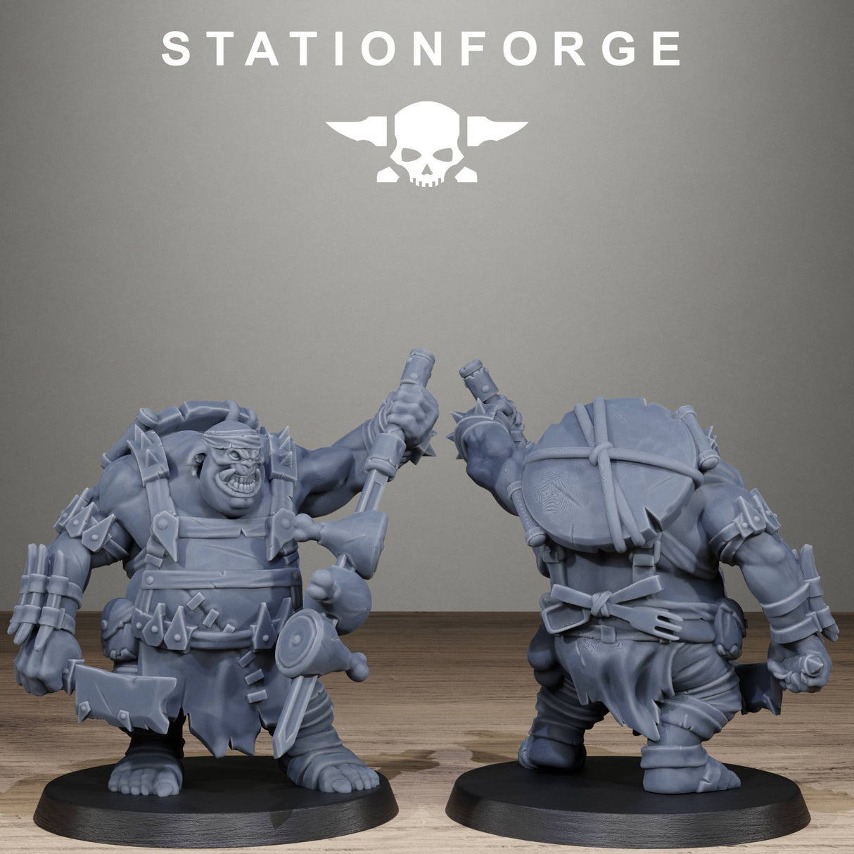 Tabletop Terrain Miniature Orkaz Belly Bustas Infantry