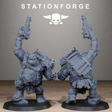 Tabletop Terrain Miniature Orkaz Belly Bustas Infantry