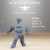 Tabletop Terrain Miniature Orkaz Berserkers