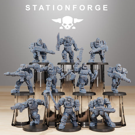 Tabletop Terrain Miniature Orkaz Berserkers