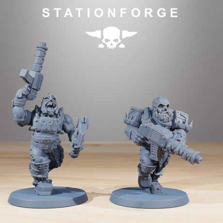 Tabletop Terrain Miniature Orkaz Berserkers