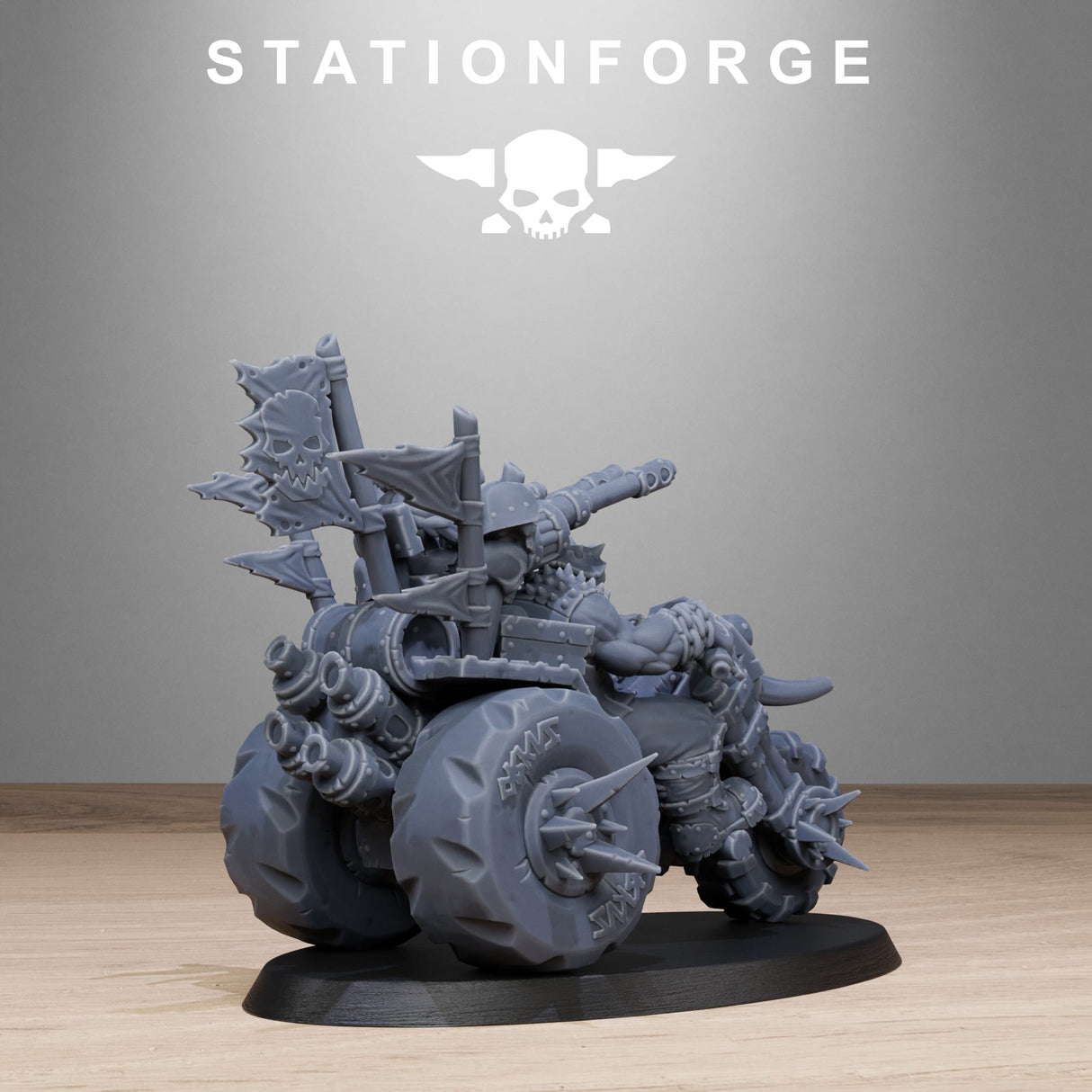 Tabletop Terrain Miniature Orkaz Bikers