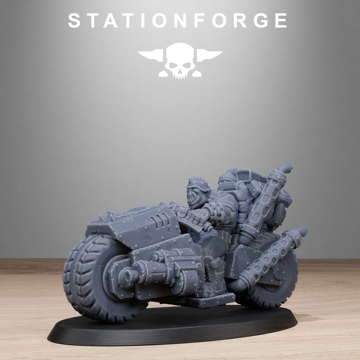 Tabletop Terrain Miniature Orkaz Bikers