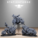 Tabletop Terrain Miniature Orkaz Bikers