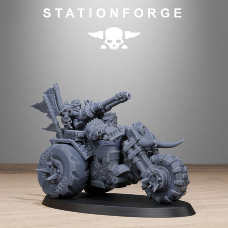 Tabletop Terrain Miniature Orkaz Bikers