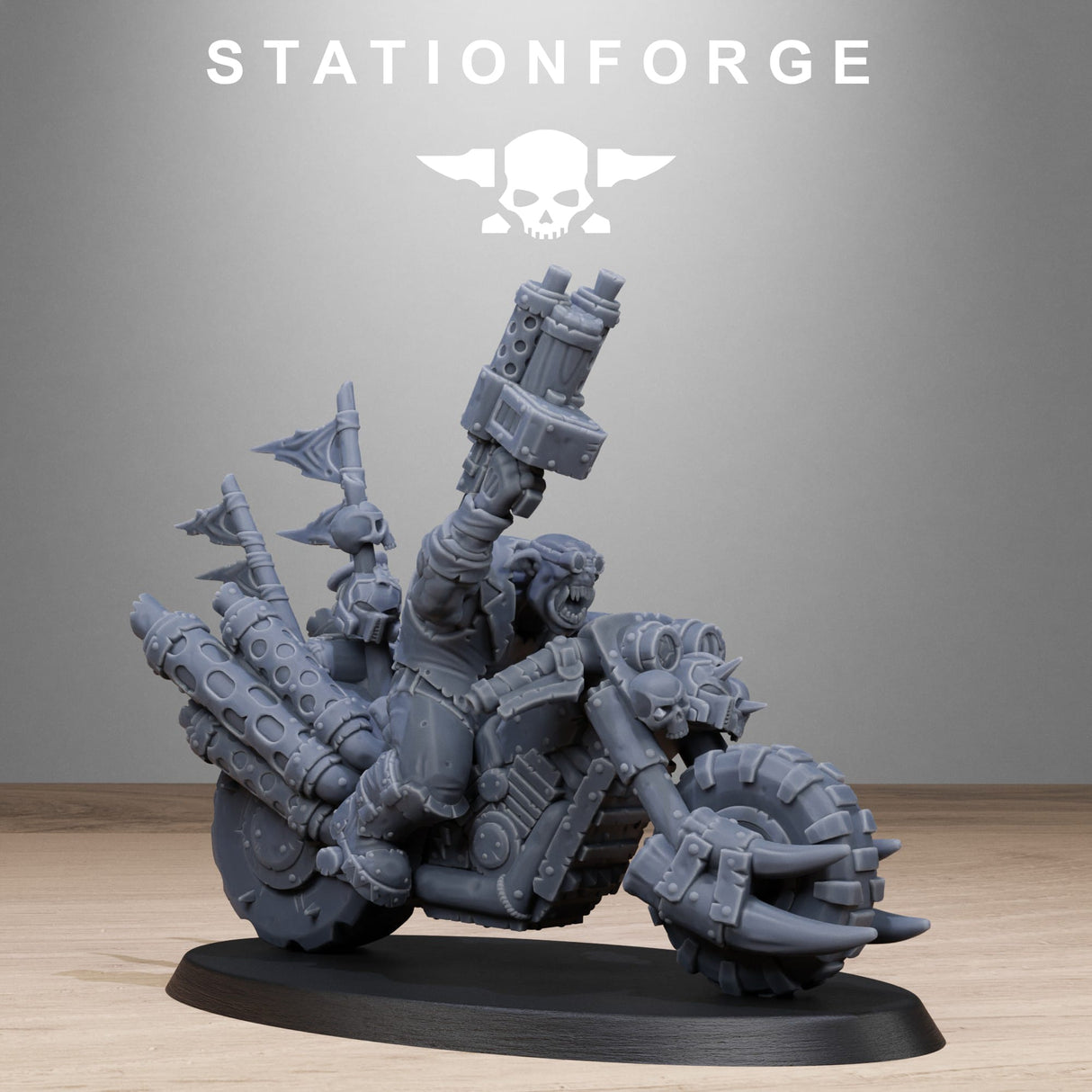 Tabletop Terrain Miniature Orkaz Bikers