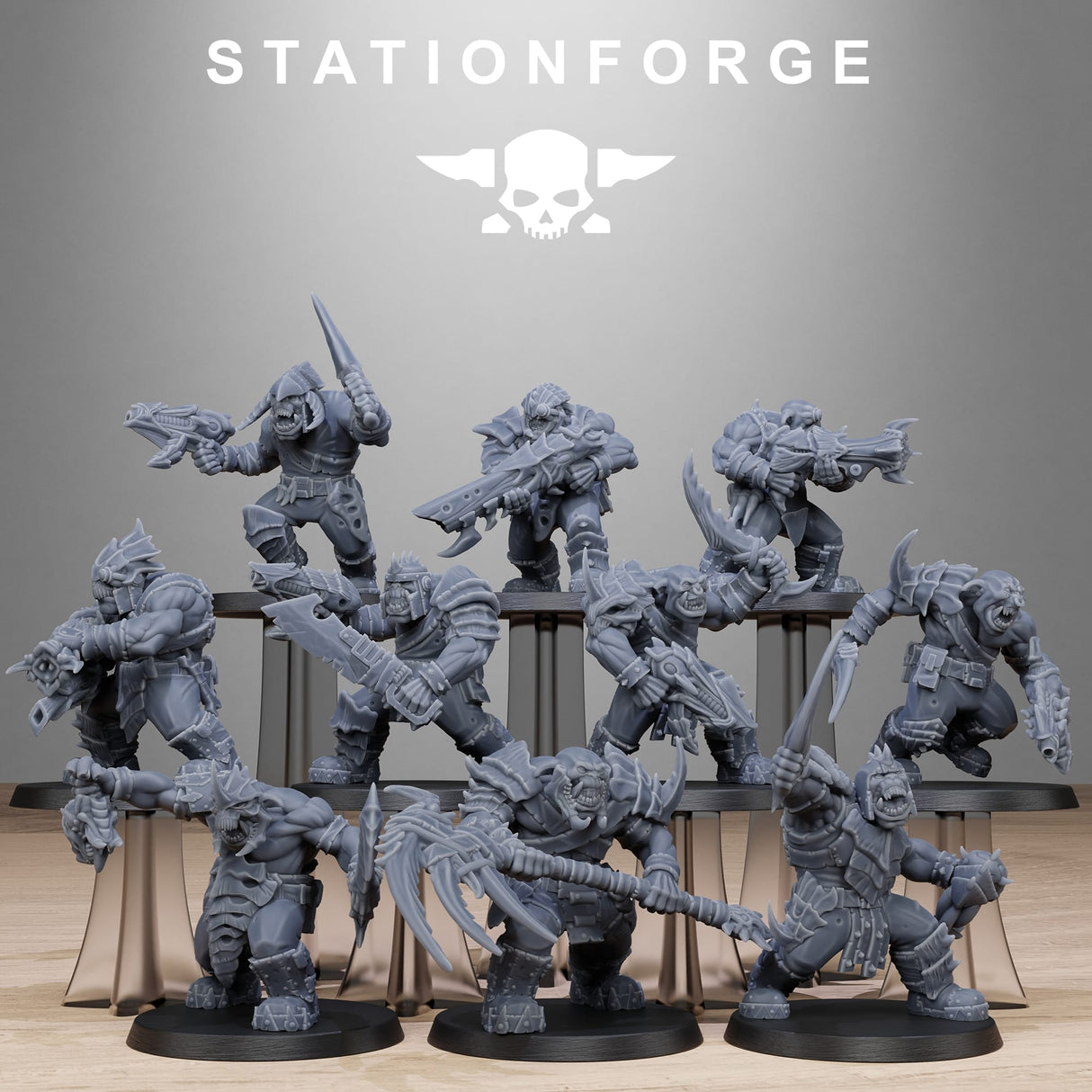 Tabletop Terrain Miniature Orkaz Biotech Looters