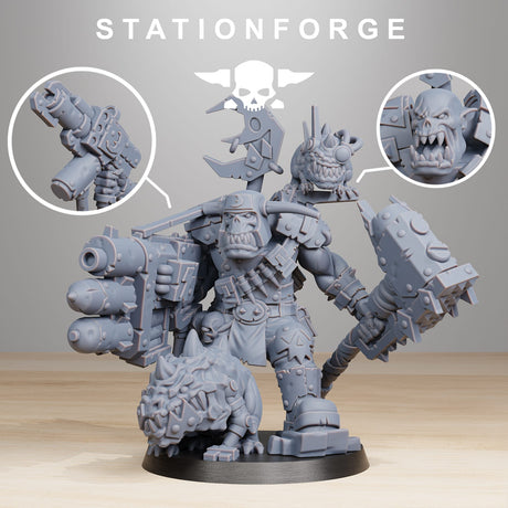 Tabletop Terrain Miniature Orkaz BlackSkull